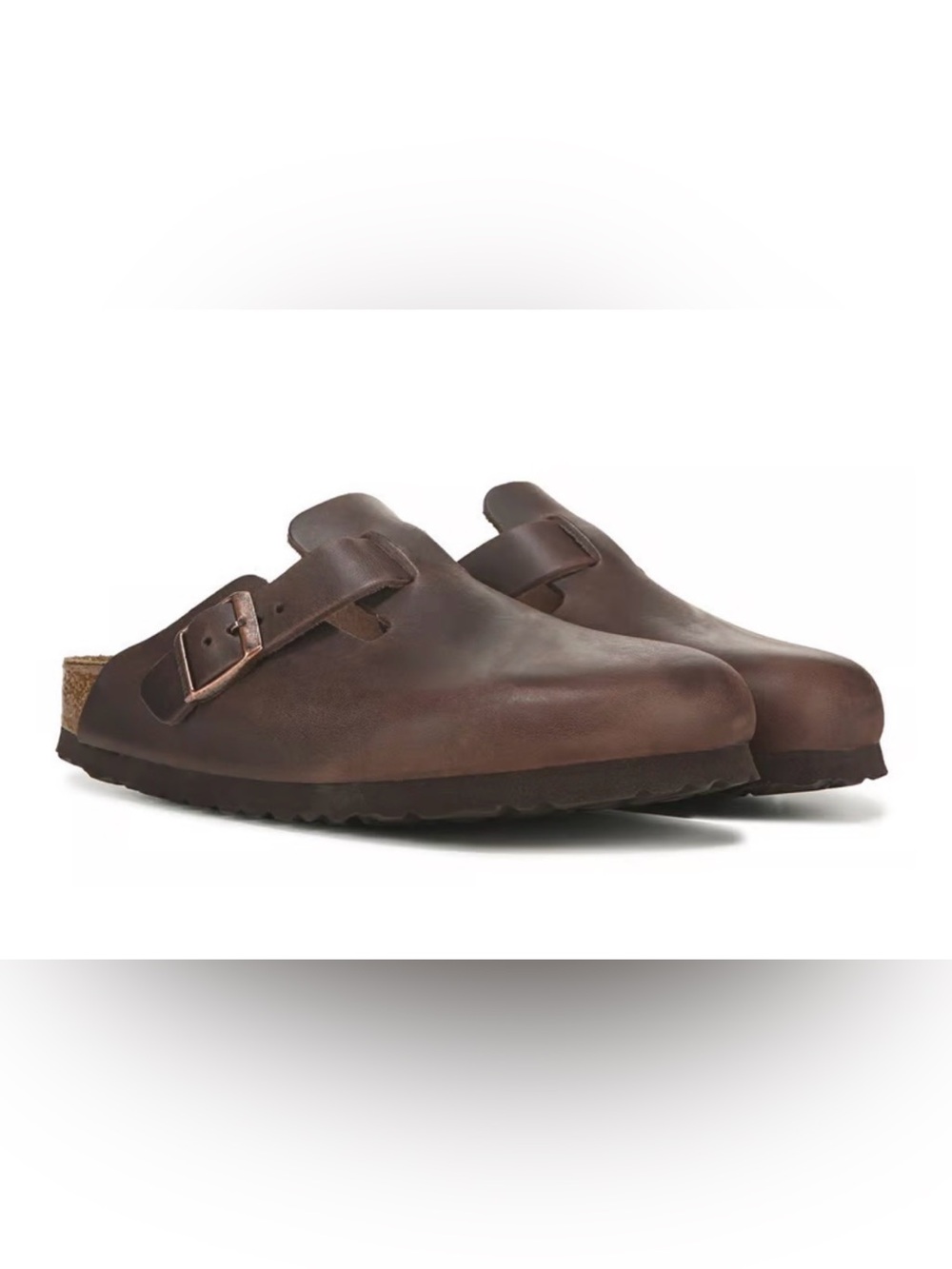 Birkenstock Boston Clog - Brown leather size EU 44 MENS 11 Habana Brown Oiled